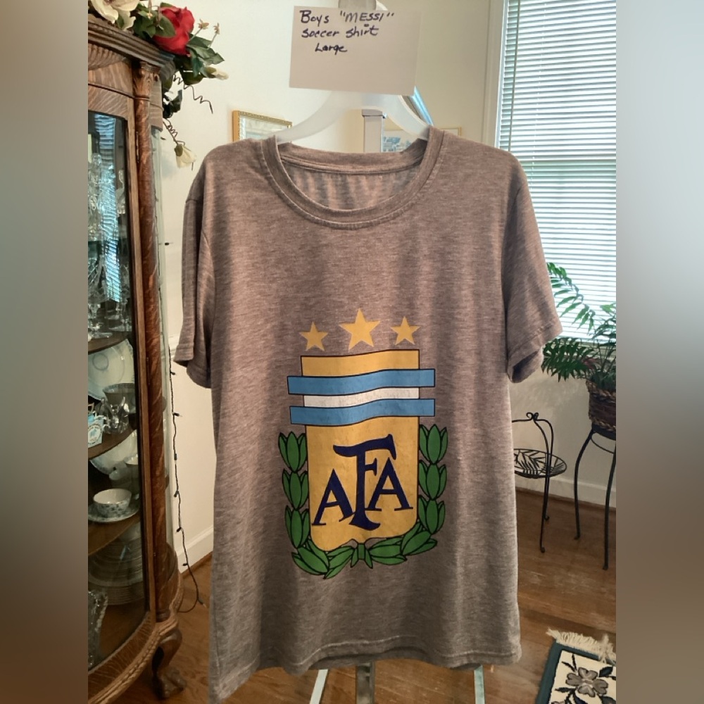 Gray T-Shirt with AFA Logo